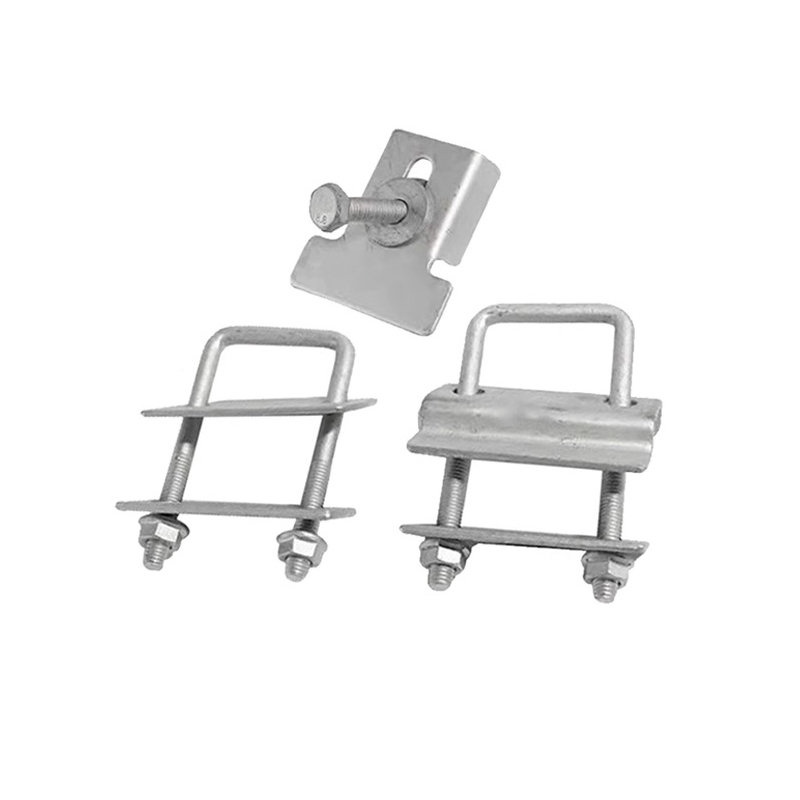 Solar Mounting System Fastener Galvanized U Bolt with Bracket