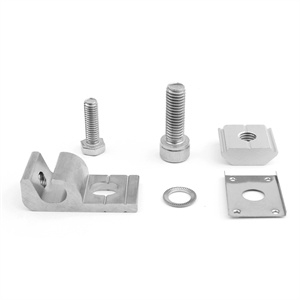Aluminum Metal Roof Solar Clamps With Bolt Nut