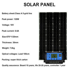 Solar Mounting System Solar Panel 120w 