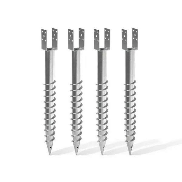 Roof Solar Mounting Earth Drill Ground Screw Anchor