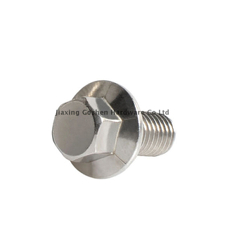 metric ISO 15071 stainless steel heavy hex flange bolts usually used on machines